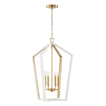 Emery 4-Light Pendant, Pendant, Flat White