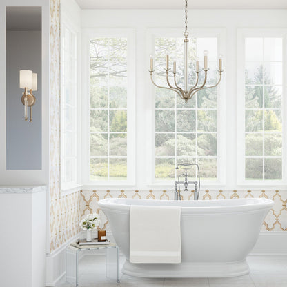 Lilibet Sconce, Sconce, Brushed Champagne