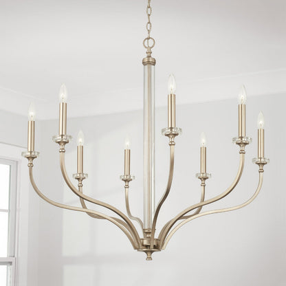 Lilibet Chandelier, Chandelier, Brushed Champagne