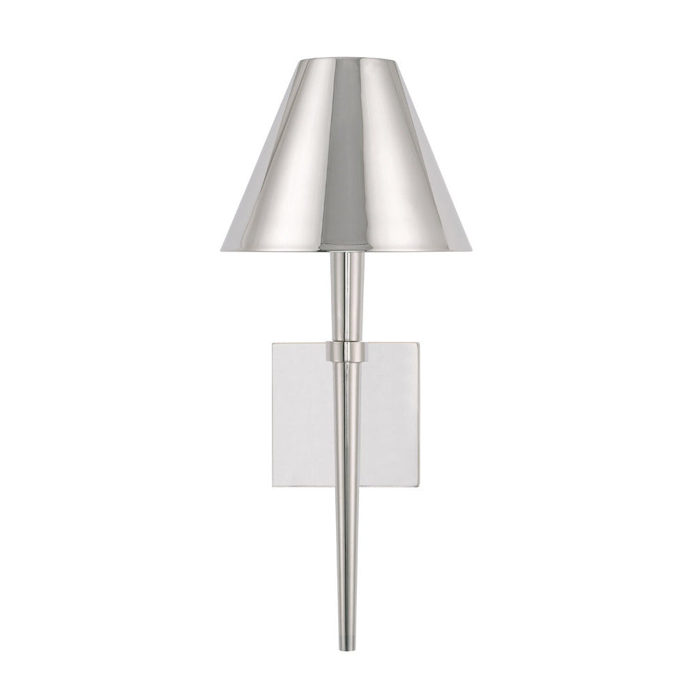 Audrey Sconce, Sconce, Polished Nickel