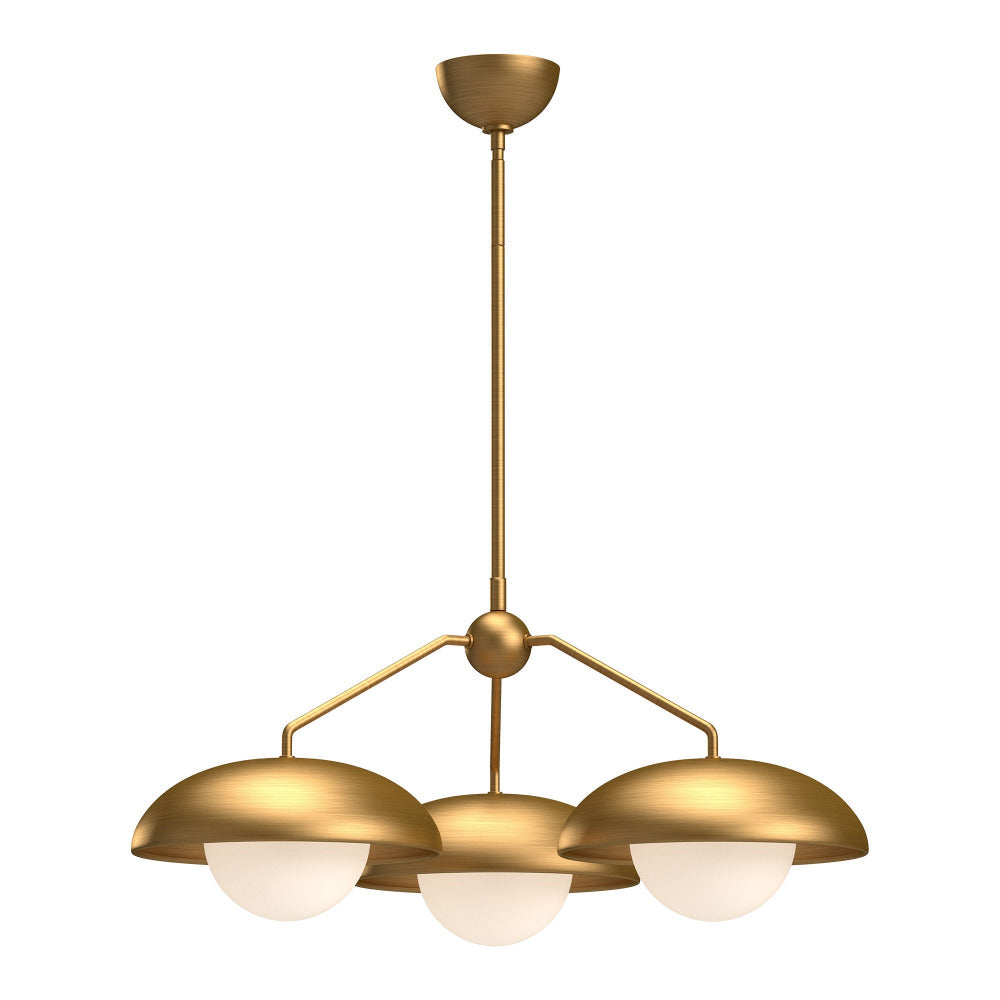 Kami Chandelier, Chandelier, Aged Gold
