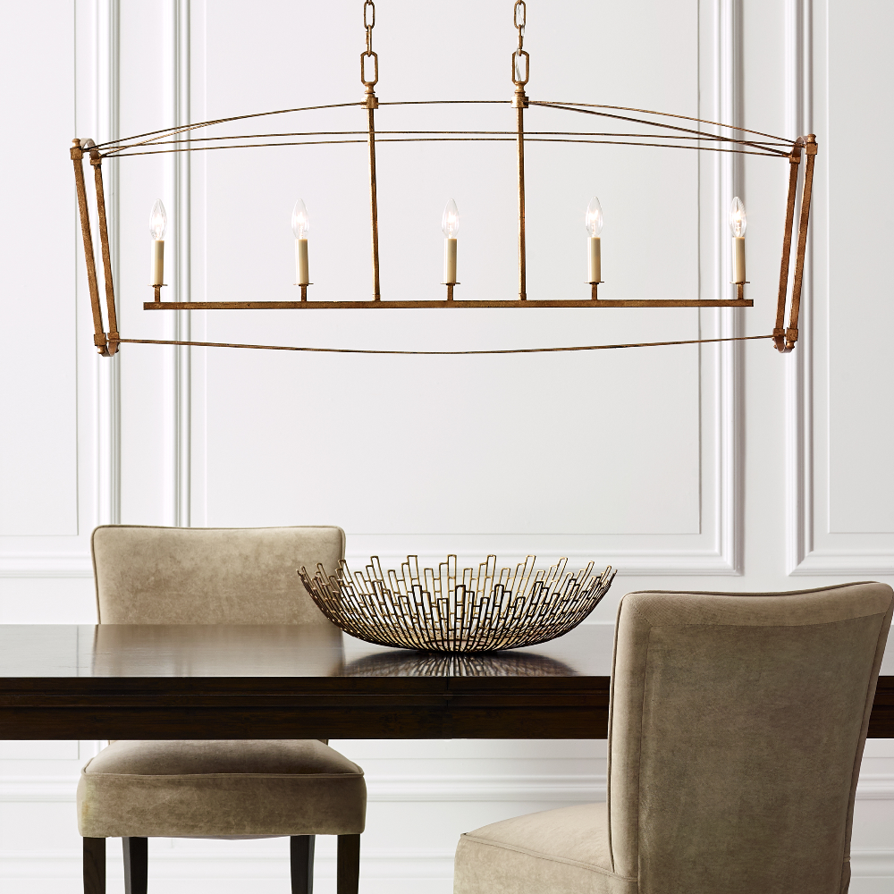 Portland Open Cage Linear Chandelier