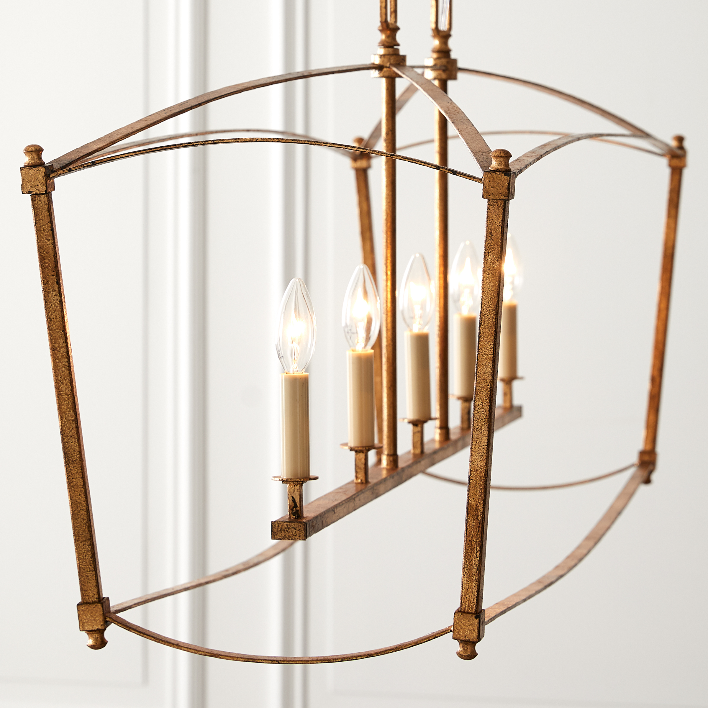 Portland Open Cage Linear Chandelier